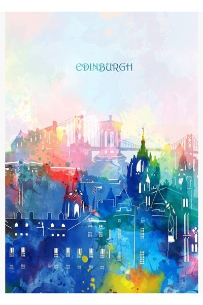 Universal Εικονογράφηση της Εδιμβούργου, Ξύλινη Διακοσμητική Αφίσα