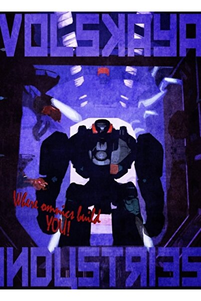 Universal Volskaya Industries Poster de călătorie vintage, tablou decorativ d...