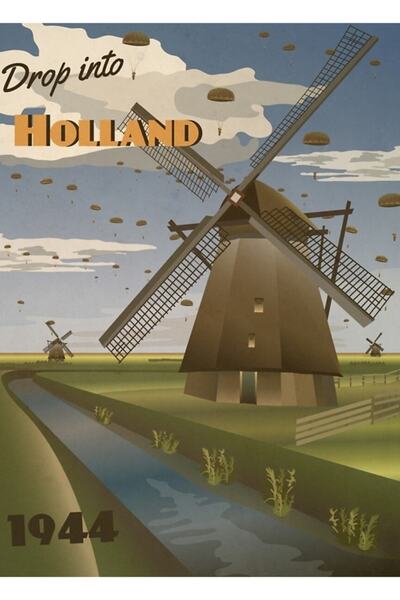 Universal Poster turistic Operațiunea Market Garden Olanda 1944 " Tablou deco...