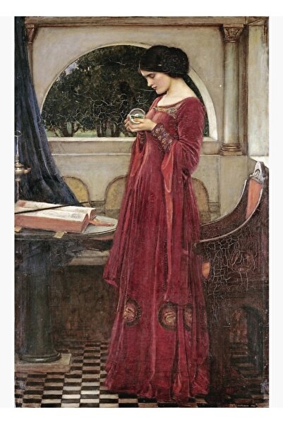 Universal Τζον Γουίλιαμ Γουότερχαουζ - Ξύλινη Αφίσα Ζωγραφικής με Κρυστάλλινη...