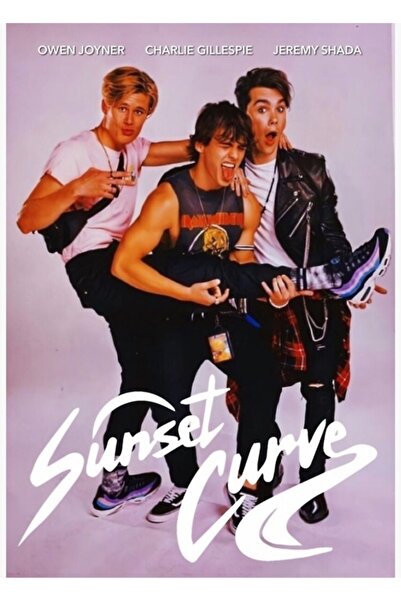 Universal Sunset Curve Tapestry Πίνακας Ξύλινη Αφίσα Διακοσμητική