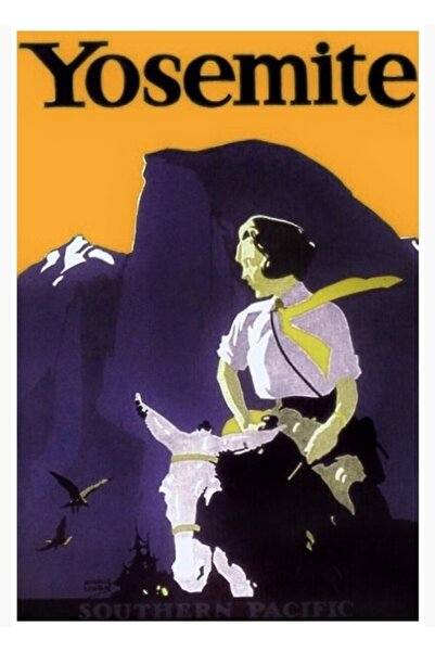 Universal Εθνικό Πάρκο Γιοσέμιτι Ταξιδιωτικό Πανό Ταξιδιού Ξύλινη Διακοσμητικ...