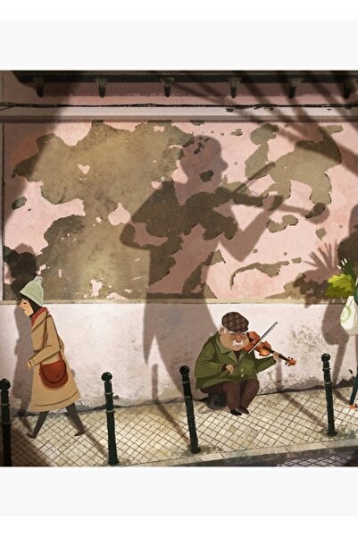 Universal Сенки преди картината Дървен плакат Декоративен