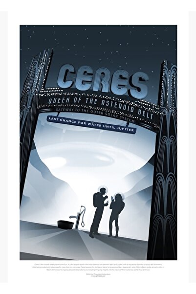 Universal Κέρης - Γραφείο Ταξιδιών Εξωγήινων Πλανητών, Αφίσα Ταξιδιών JPL, Δι...