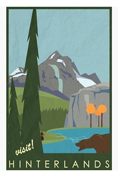 Universal Ταξίδι στο Ferelden - Επισκεφθείτε το Hinterlands Πίνακας Ξύλινη Αφ...