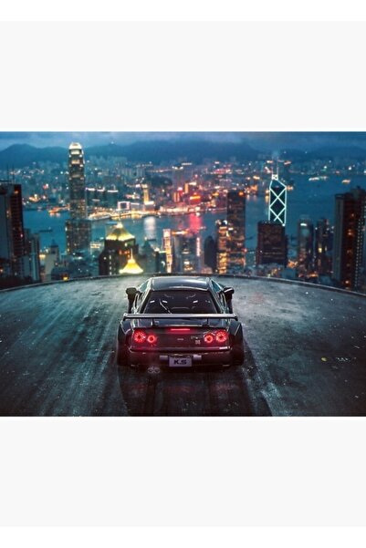 Universal Poster decorativ din lemn Skyline Gtr