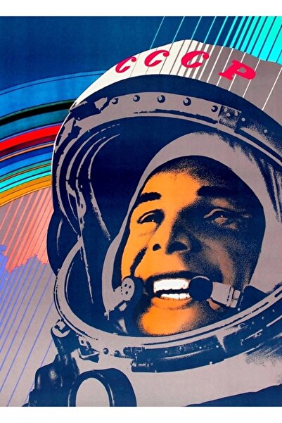 Universal Юрий Гагарин Картина Дървен плакат Декоративен