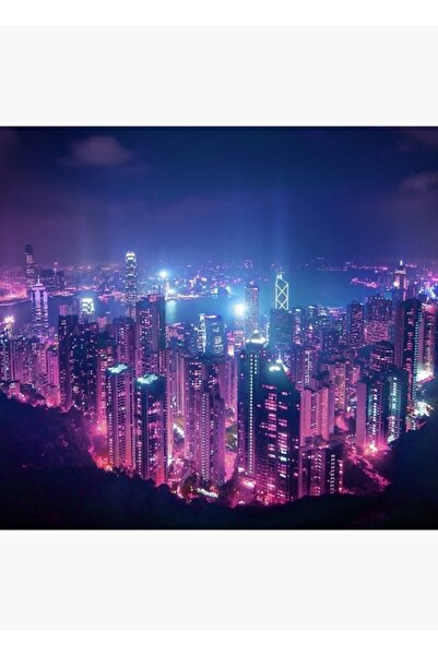 Universal Διακοσμητική ξύλινη αφίσα τέχνης Neo Future από το Χονγκ Κονγκ