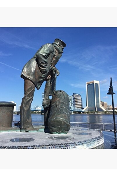 Universal Αγάλματα των Ανατολικών Ναυτών, Τζάκσονβιλ, Φλόριντα, Ξύλινη διακοσ...