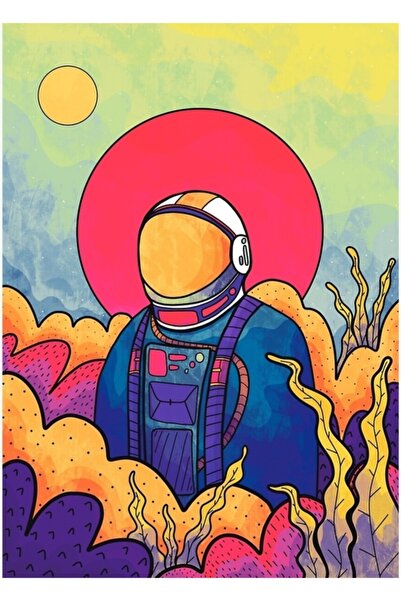 Universal Πίνακας Ανακαλύπτης των Πλανητών Ξύλινη Διακοσμητική Αφίσα