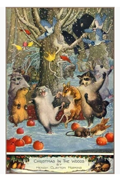 Universal  "Коледа в гората" (1920) от Хенри Клейтън Хопкинс Декоративен дърв...