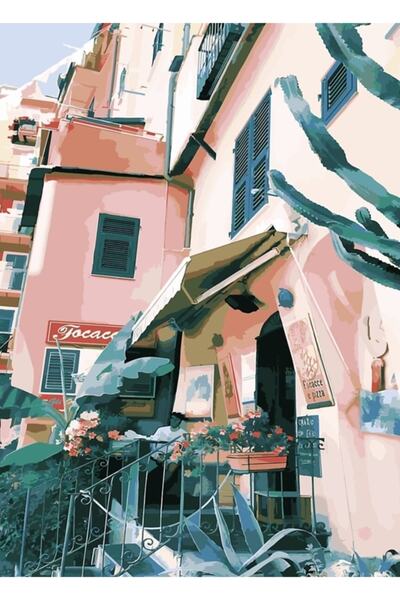 Universal Ιταλική Καλοκαιρινή Ξύλινη Αφίσα Διακοσμητική