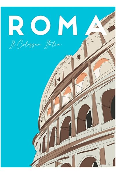 Universal Ρώμη, Ιταλία Κολοσσαίο / Ρώμη Ιλ Κολοσσέο, Ιταλία Αφίσα Ταξιδιωτικώ...