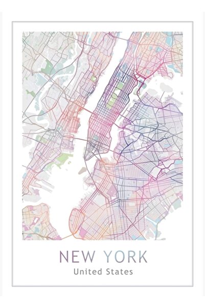 Universal Harta orașului New York, orașul SUA, Nyc, călătorii, cadou pentru c...