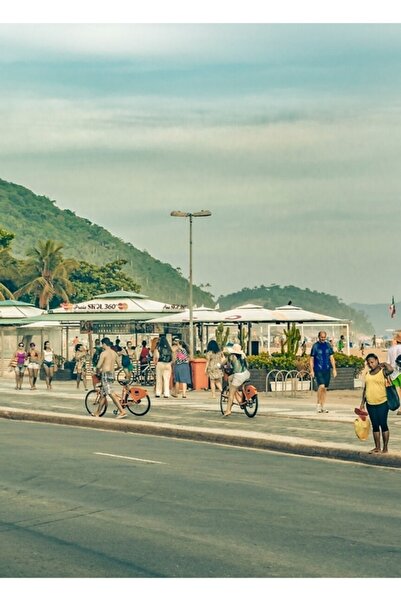 Universal Πεζοδρόμιο Κοπακαμπάνα Ρίο ντε Τζανιέρα Βραζιλία Ξύλινη διακοσμητικ...