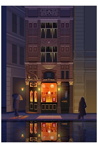 Universal Η Chop House του κ. Τόμας, Μάντσερ, Ξύλινη Διακοσμητική Αφίσα Τοίχου