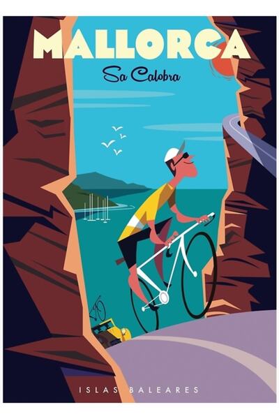 Universal Декоративен дървен плакат-картина Са Калобра