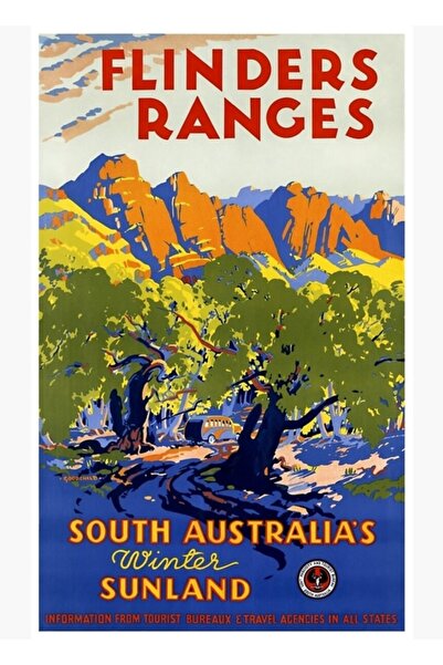 Universal Αυστραλιανή αφίσα ταξιδιωτικών εκδηλώσεων Ξύλινη διακοσμητική αφίσα...