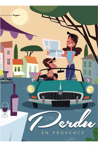 Universal Poster Perdu En Provence, Tablou, Poster din lemn, Decorativ