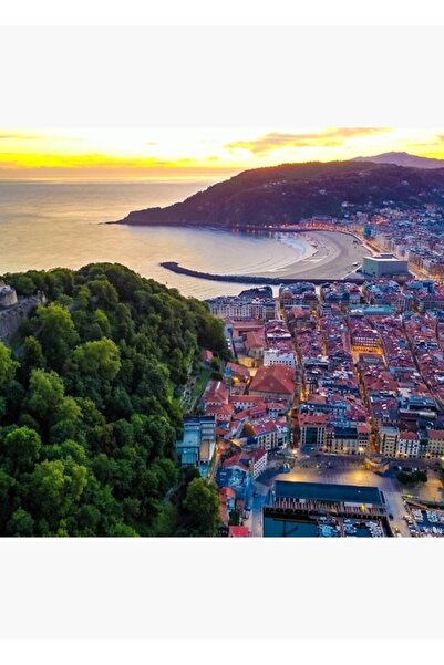 Universal Εκπληκτική εναέρια προβολή της Ντονοστίας Σαν Σεμπαστιάν # 2 Ξύλινε...