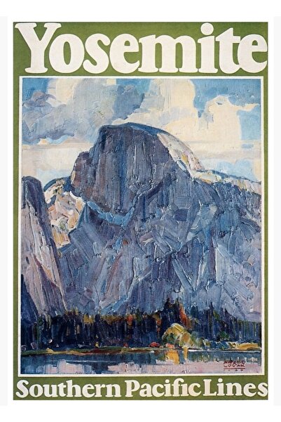 Universal Poster de călătorie Yosemite 1926 Tablou Poster din lemn decorativ