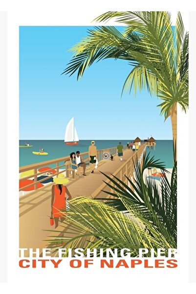 Universal Διακοσμητική ξύλινη αφίσα με σχέδιο του Προβλήταρχου των Ψαράδων τη...