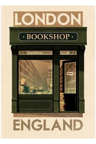 Universal Poster de călătorie - Londra Anglia Tablou Poster din lemn decorativ