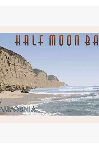 Universal Διακοσμητική ξύλινη αφίσα με εικόνα του Κόλπου του Ημισελήνου, διακ...