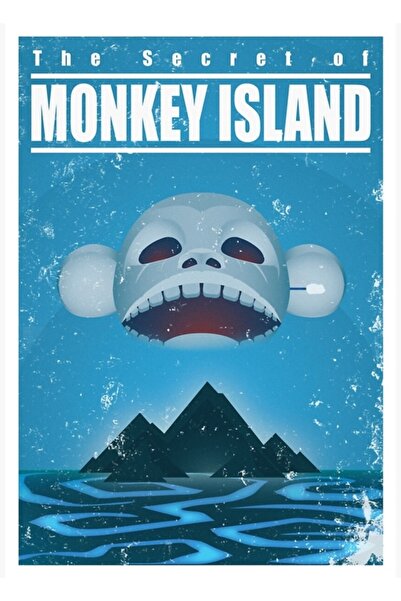 Universal Αφίσα ταξιδιού στην Τροπική Αιγίνη, Ξύλινη διακοσμητική αφίσα