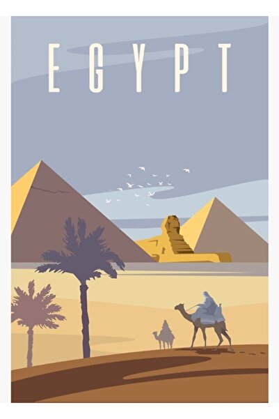 Universal Πίνακας με τις Αρχαίες Αιγυπτιακές Πυραμίδες, Ξύλινη Διακοσμητική Α...