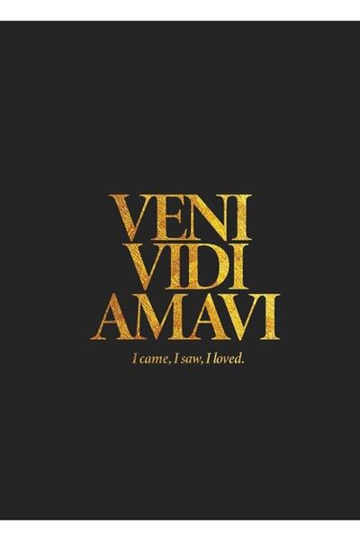 Universal Citat latin: [veni, Vidi, Amavi] Am venit, am văzut, am iubit. Tabl...