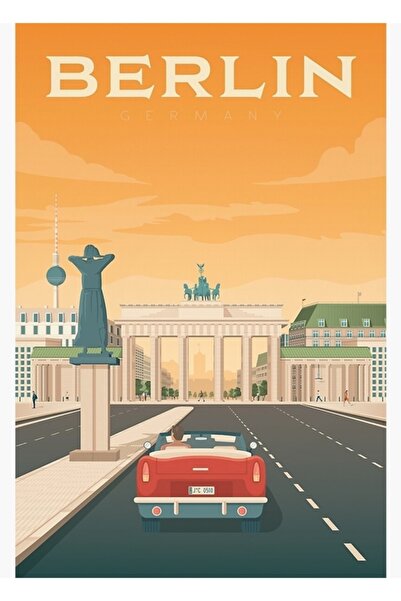 Universal Berlin - Germania Poster decorativ din lemn