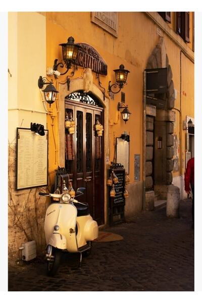 Universal Poster decorativ din lemn pentru restaurantul meu italian