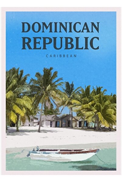 Universal Ανακαλύψτε την Ξύλινη Διακοσμητική Αφίσα της Δομινικανής Δημοκρατίας