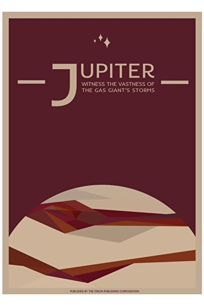 Universal Αφίσα τέχνης Art Deco για ταξίδια στο διάστημα - Διακοσμητική ξύλιν...