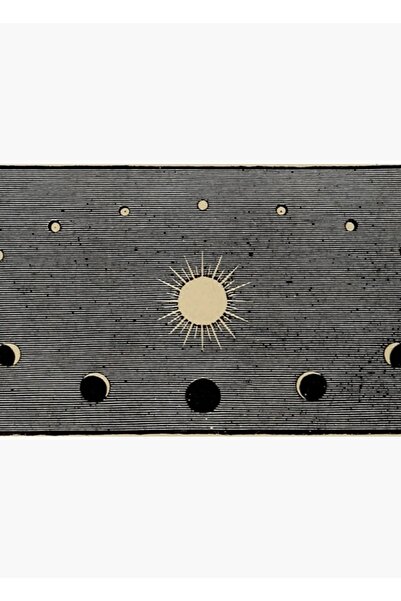 Universal Tablou cu fazele lunii, poster decorativ din lemn