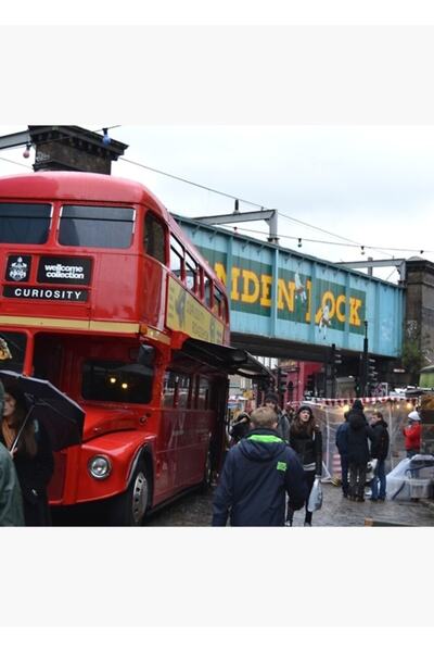 Universal Poster decorativ din lemn Camden Lock