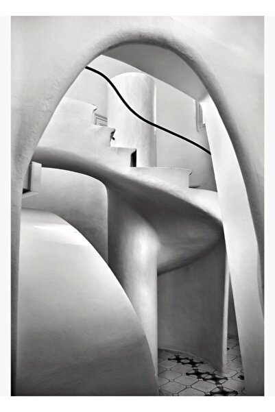 Universal Casa Batllo Πίνακας Σκάλας Ξύλινη Διακοσμητική Αφίσα