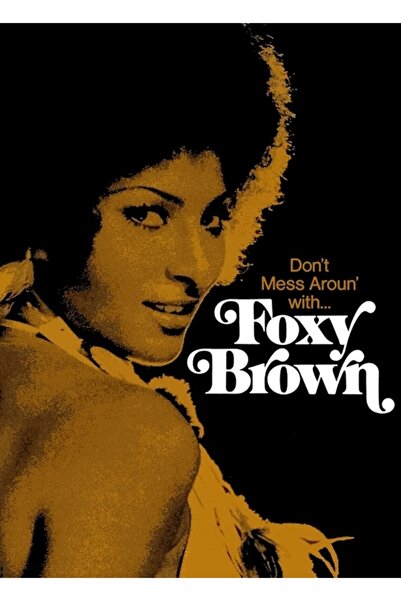 Universal Poster decorativ din lemn Foxy Brown pentru pictură