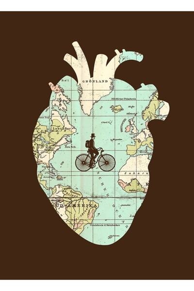 Universal Urmărește-ți inima Tablou Poster din lemn decorativ