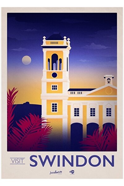 Universal Posetite Swindon - Putnički poster - Lokarno slika Drveni poster De...