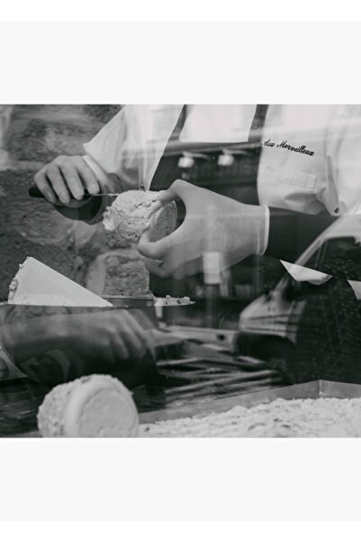 Universal Γαλλικό Ζαχαροπλαστείο, Παρίσι, Ξύλινη Διακοσμητική Αφίσα Πίνακα Ζω...