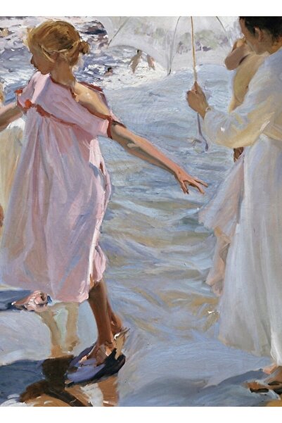 Universal Joaquin Sorolla Y Bastida - Ora de baie, Valencia 1909 Tablou Poste...