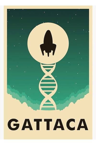 Universal Poster decorativ din lemn Gattaca Classic Tablo