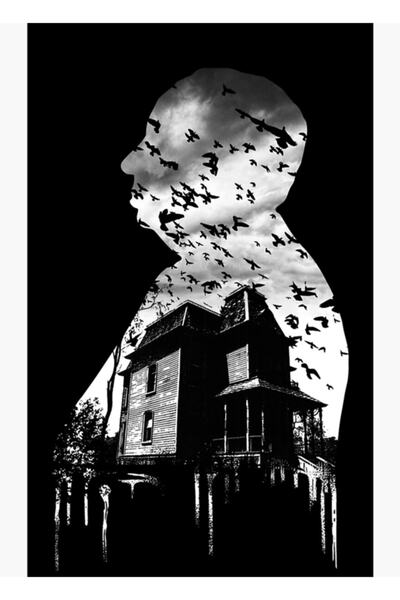 Universal Colaj Alfred Hitchcock Tablou decorativ din lemn