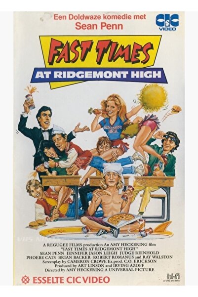 Universal Poster de film Fast Times, tablou decorativ din lemn