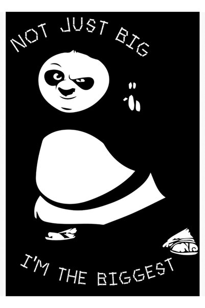 Universal Kung Fu Panda Έκδοση 2 Ξύλινη διακοσμητική αφίσα για ζωγραφική