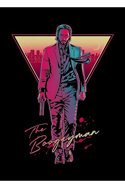 Universal Poster decorativ din lemn cu pictură Boogeyman