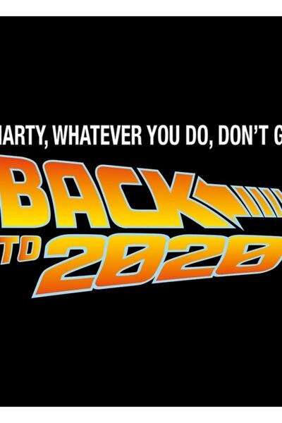 Universal Marty Do What You Want Nu te întoarce la 2020 Tablou Poster din lem...