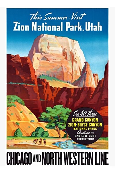 Universal Πίνακας αφίσας ταξιδιού Η.Π.Α. Ουτάχ, Ξύλινη διακοσμητική αφίσα, αν...